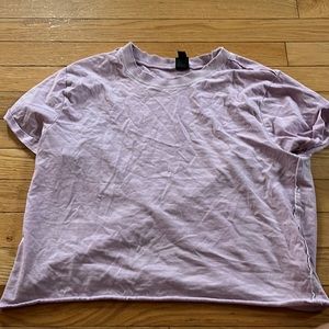 Purple Wild Fable crop shirt
